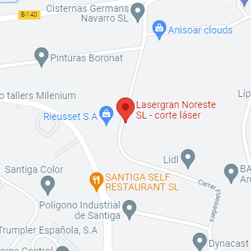 Lasergran Noreste Map