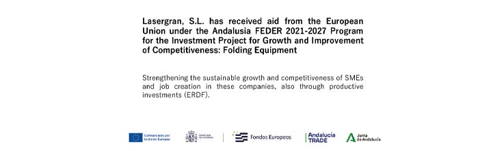 Investment project for growth and improved competitiveness: folding equipment