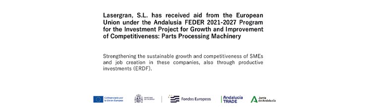 Investment project for growth and improved competitiveness: parts processing machinery