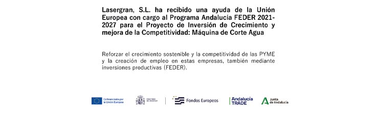Proyecto de inversión de crecimiento y mejora de la competitividad: máquina de corte agua