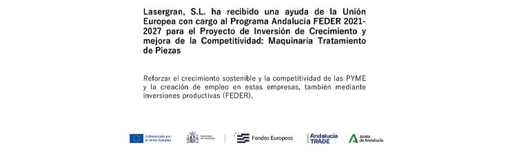 Proyecto de inversión de crecimiento y mejora de la competitividad: maquinaria tratamiento de piezas