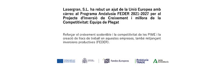 Projecte d'inversió de creixement i millora de la competitivitat: equips de plegat